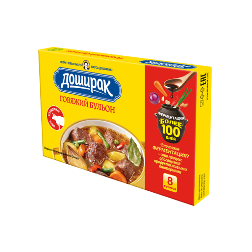 Кубики Бульон Доширак Говяжий 80г
