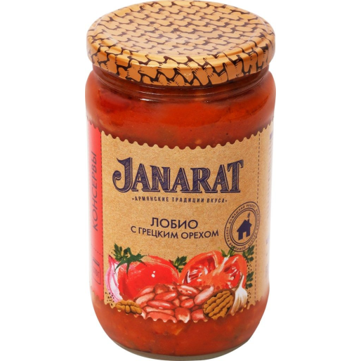 Лобио с грецкими орехами ст/б 370г JANARAT