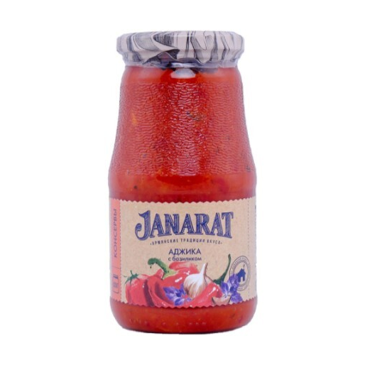 Аджика жгучая ст/б 520г JANARAT