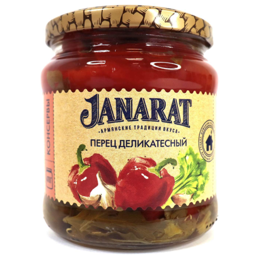 Перец Деликатесный ст/б 470г JANARAT