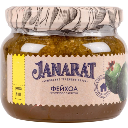 Фейхоа протертое с сахаром ст/б 410г JANARAT