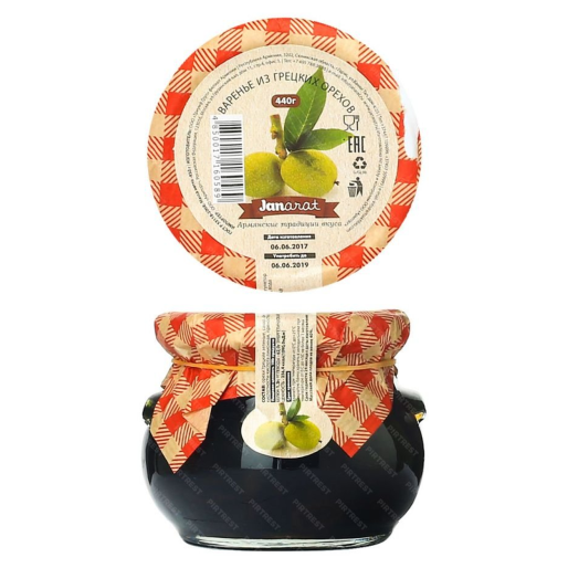 Варенье из Грецких орехов ст/б 440г JANARAT