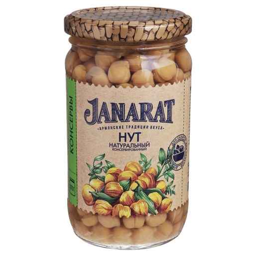 Нут натуральный ст/б 375г JANARAT
