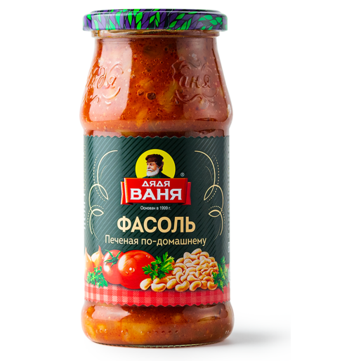 Фасоль печёная По-домашнему ст/б 480г Дядя Ваня