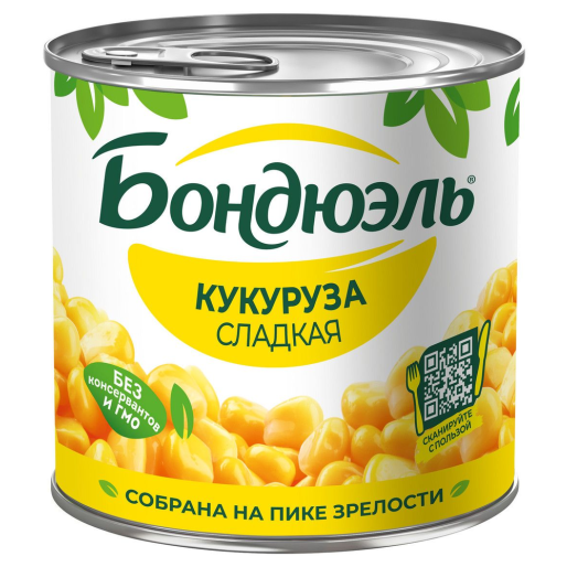 Кукуруза сладкая ж/б 400г Bonduelle