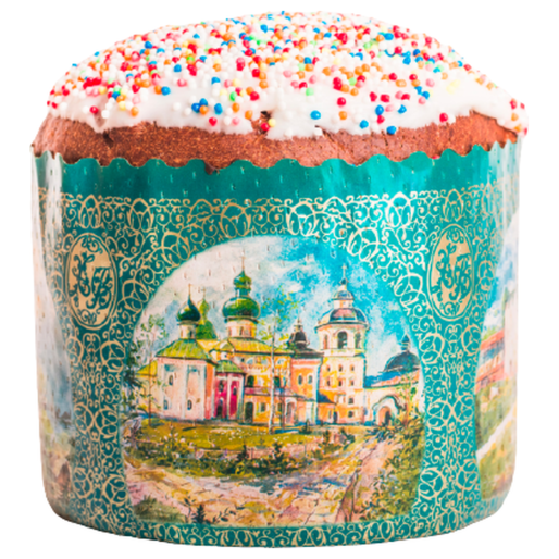 Кулич с глазурью (сдоба Столичная) 300г САМПО