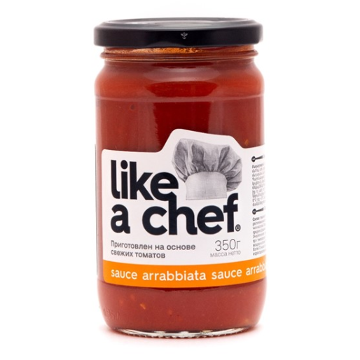 Томатный соус "Arrabiata" ст/б 350г Like a chef