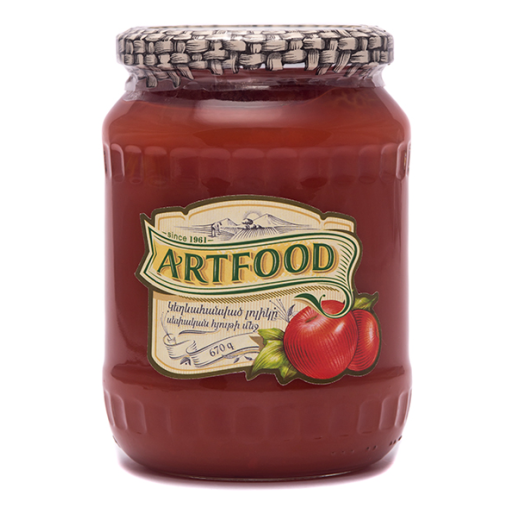 Томаты очищенные в собственном соку 670 гр. ARTFOOD