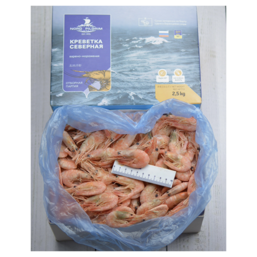 Креветка северная (Мурманск) в/м 90-120 шт./кг 400 г.