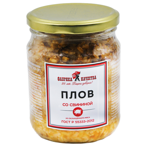 Плов со свининой ст/б 500г