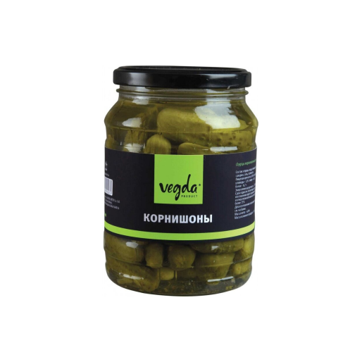 Огурцы маринованные ст/б 720мл VEGDA