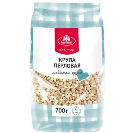 Крупа перловая 700г Агро-Альянс