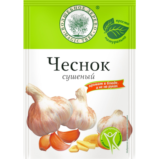 Чеснок сушеный, приправа 30г Волшебное дерево