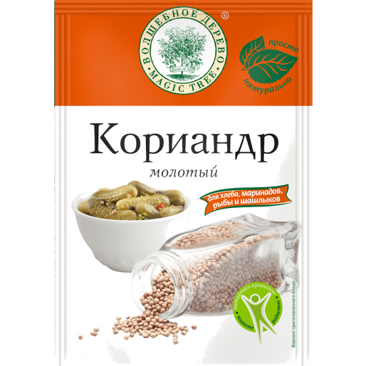 Кориандр молотый, пряность 20г Волшебное дерево