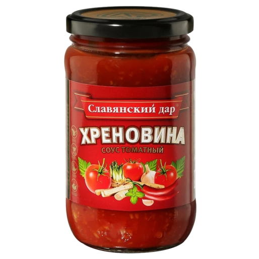 Соус томатный ХРЕНОВИНА ст/б 360Г, Славянский дар