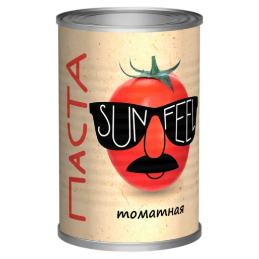 Томатная паста 140г ж/б, SUN FEEL