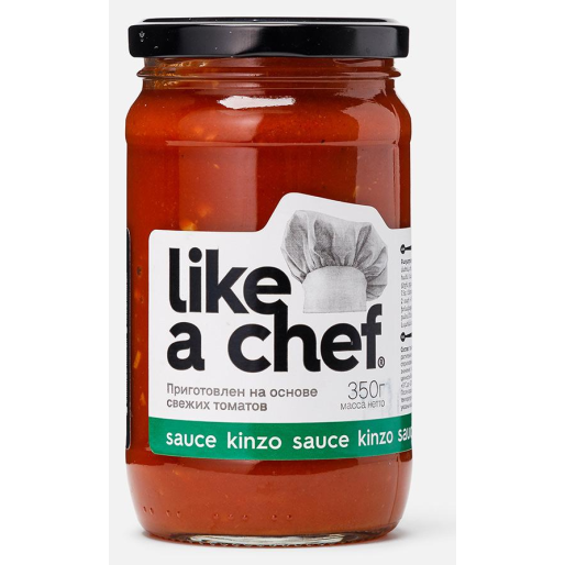 Томатный соус "Kinzo" ст/б 350г Like a chef