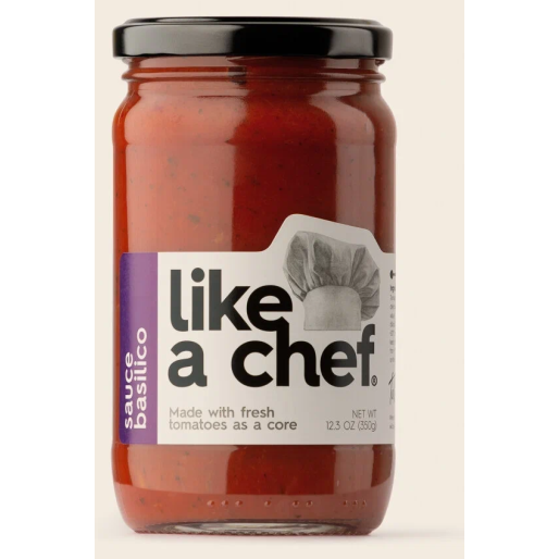Томатный соус "Basilico" ст/б 350г Like a chef