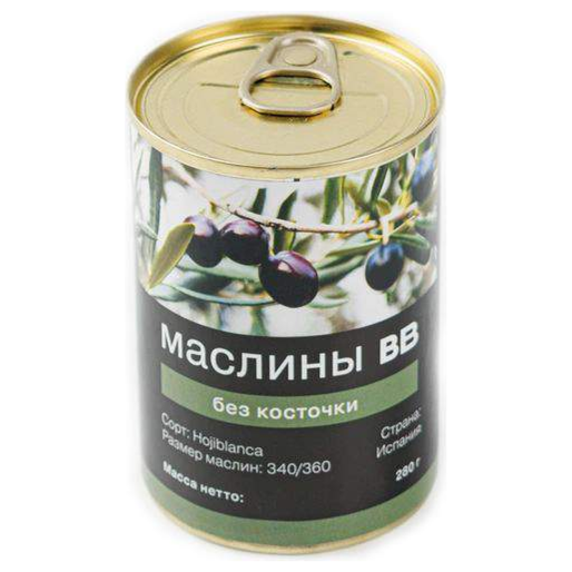 Маслины без косточек ж/б 280г Meister Martin