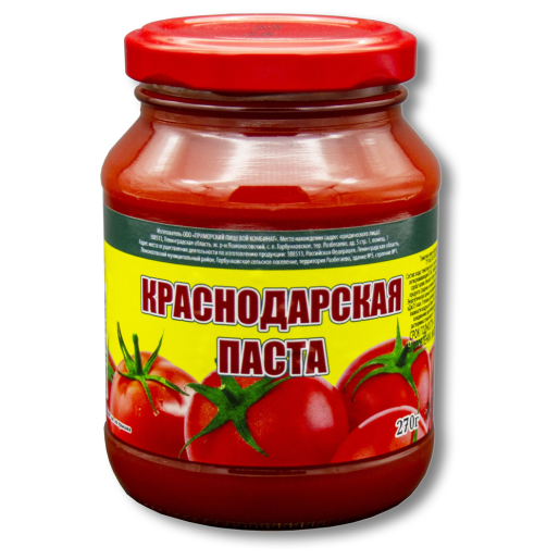 Томатное пюре "Краснодарская паста" ст/б 270г