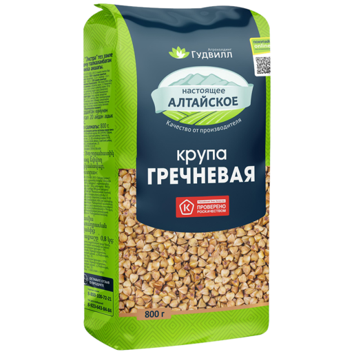 Крупа гречневая 800г Гудвилл