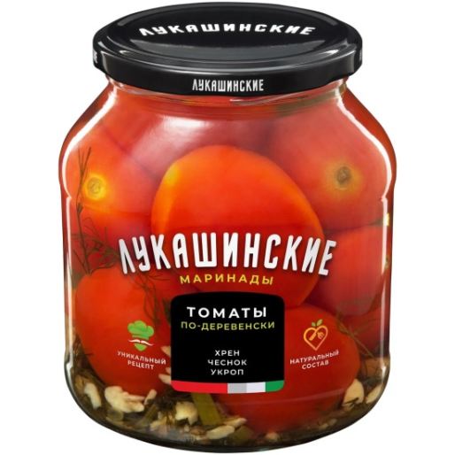 Томаты По-деревенски ст/б 670г Лукашинские